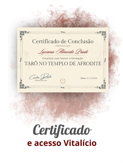 Especialização Tarô no Templo de Afrodite
